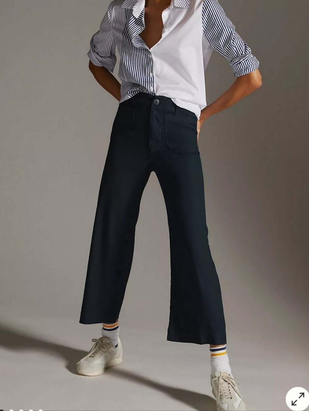 New Anthropologie Collette Linen Pant 28